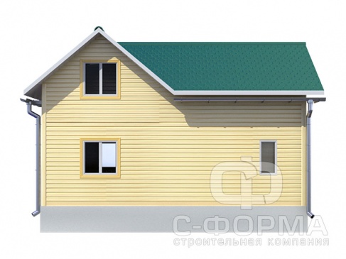 Каркасно-щитовой дом 6*9
